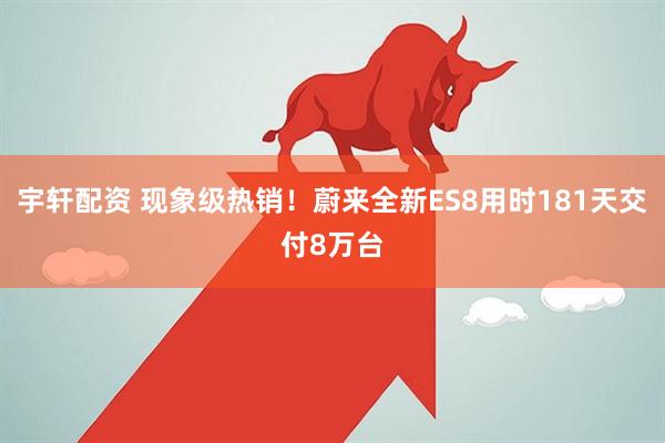 宇轩配资 现象级热销!蔚来全新ES8用时181天交付8万台